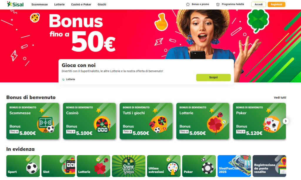 Codice Promozionale Sisal